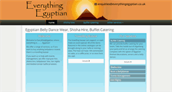 Desktop Screenshot of everythingegyptian.co.uk